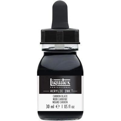 Liquitex Acrylic Ink - Artist-Grade, 30ml, Carbon Black Liquitex Acrylic Ink - Artist-Grade, 30ml, Carbon Black