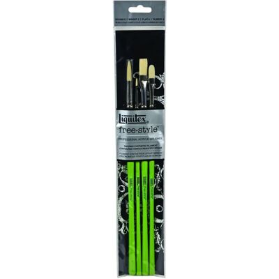 Liquitex - Pennello Freestyle - Sintetico, Durevole, Di Qualità Artistica - Pennello per Pittura Liquitex - Pennello Freestyle - Sintetico, Durevole, Di Qualità Artistica - Pennello per Pittura