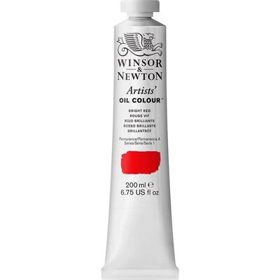 Winsor & Newton Colori ad olio per artisti - 200ml Rosso - Olio Winsor & Newton Colori ad olio per artisti - 200ml Rosso - Olio