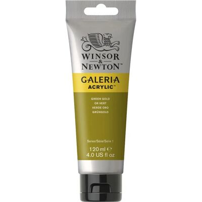 Winsor & Newton Galeria Acrylfarbe - Grün-Gold - 120 ml Winsor & Newton Galeria Acrylfarbe - Grün-Gold - 120 ml