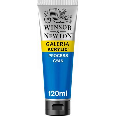 Winsor & Newton Acrylic Paint Cyan Process - Artist Quality Acrylics Winsor & Newton Acrylic Paint Cyan Process - Artist Quality Acrylics