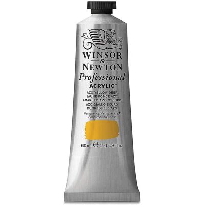 Winsor & Newton Pintura Acrílica Profesional Amarillo Azo Oscuro - Pintura Acrílica Winsor & Newton Pintura Acrílica Profesional Amarillo Azo Oscuro - Pintura Acrílica