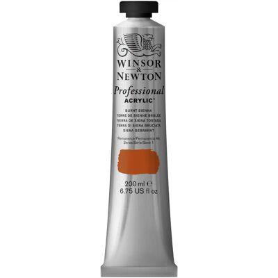 Winsor & Newton Siena Acrylique 200ml - Peinture acrylique artistique Winsor & Newton Siena Acrylique 200ml - Peinture acrylique artistique
