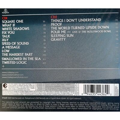 Coldplay XampY - Doppel-CD - Limitierte Edition - Musik-CD Coldplay XampY - Doppel-CD - Limitierte Edition - Musik-CD
