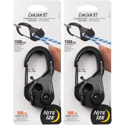 NITE Ize NI-NCJLA-01-R3 Tensionatore corda in alluminio resistente - Cinghia di ancoraggio NITE Ize NI-NCJLA-01-R3 Tensionatore corda in alluminio resistente - Cinghia di ancoraggio