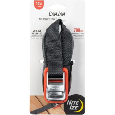 Cinghia di ancoraggio heavy-duty Nite Ize 12 piedi - Sicurezza e Affidabilità Cinghia di ancoraggio heavy-duty Nite Ize 12 piedi - Sicurezza e Affidabilità