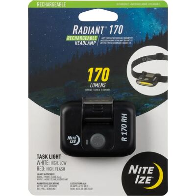 NITE IZE Lampada frontale ricaricabile 170 lumen - Campeggio NITE IZE Lampada frontale ricaricabile 170 lumen - Campeggio