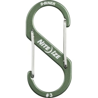 Nite Ize S-Biner Mousqueton en Aluminium Double - Vert - Mousqueton - Publicité Nite Ize S-Biner Mousqueton en Aluminium Double - Vert - Mousqueton - Publicité