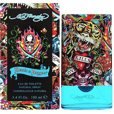Christian Audigier Ed Hardy Hearts & Daggers Eau De Toilette Spray 100 ml miehille Christian Audigier Ed Hardy Hearts & Daggers Eau De Toilette Spray 100 ml miehille