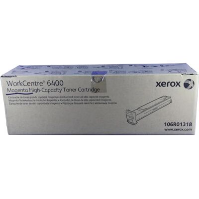 Xerox 106R01318 Magenta Tonerpatrone - Hohe Kapazität für Workcentre 6400 Xerox 106R01318 Magenta Tonerpatrone - Hohe Kapazität für Workcentre 6400