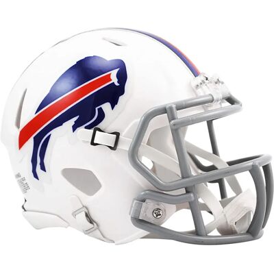 Capacete de futebol mini Riddell Buffalo Bills - NFL Speed - Branco Capacete de futebol mini Riddell Buffalo Bills - NFL Speed - Branco