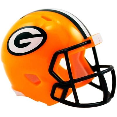 Casque de football Riddell Green Bay Packers Or Speed Pocket - NFL - Publicité Casque de football Riddell Green Bay Packers Or Speed Pocket - NFL - Publicité