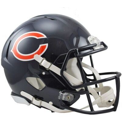 Casque de football replica Riddell Speed - NFL Chicago Bears Noir - Publicité Casque de football replica Riddell Speed - NFL Chicago Bears Noir - Publicité
