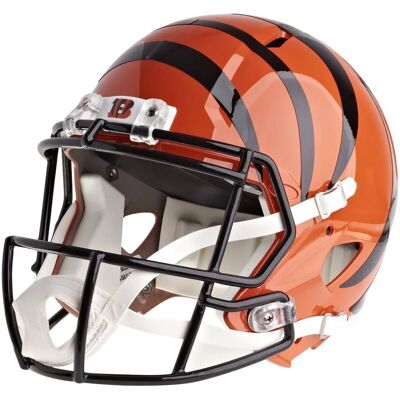 Riddell Speed replica football helm - NFL Cincinnati Bengals Oranje Riddell Speed replica football helm - NFL Cincinnati Bengals Oranje