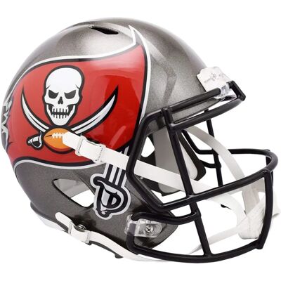 Riddell Speed Replica Football Helmet - Tampa Bay Buccaneers - Grey Riddell Speed Replica Football Helmet - Tampa Bay Buccaneers - Grey