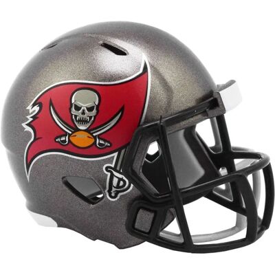 Casque de football mini Riddell Speed - NFL Tampa Bay Buccaneers - Noir - Publicité Casque de football mini Riddell Speed - NFL Tampa Bay Buccaneers - Noir - Publicité