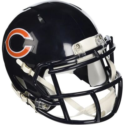 Casque de football mini Riddell Navy Chicago Bears - NFL - Publicité Casque de football mini Riddell Navy Chicago Bears - NFL - Publicité
