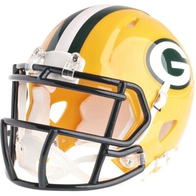 Casque de football mini jaune Green Bay Packers - Casque de football - Publicité Casque de football mini jaune Green Bay Packers - Casque de football - Publicité