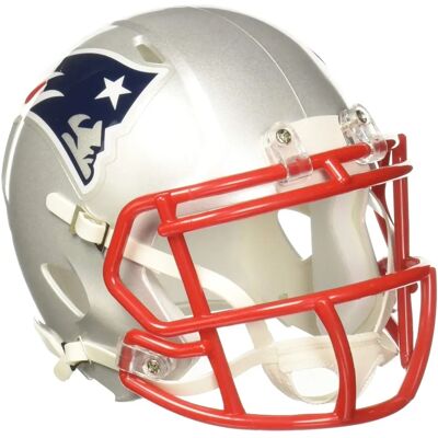 Riddell Patriots Mini Fotbollshjälm - Silver - NFL Riddell Patriots Mini Fotbollshjälm - Silver - NFL