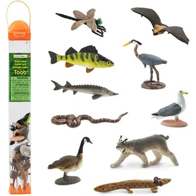 Safari Ltd Große Seen Toob - Bunte Lernfiguren Safari Ltd Große Seen Toob - Bunte Lernfiguren