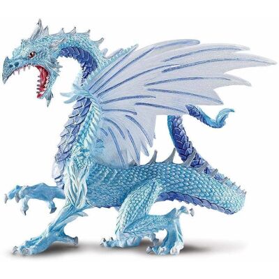Drago di Ghiaccio Safari Ltd - Figura, Blu/Bianco, 15 cm Drago di Ghiaccio Safari Ltd - Figura, Blu/Bianco, 15 cm