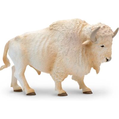 Safari Ltd White Buffalo - Bison Figure - 5 Inch - Native American Spirit Safari Ltd White Buffalo - Bison Figure - 5 Inch - Native American Spirit