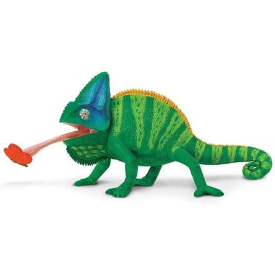 Modelo de Camaleón Velado de Safari Ltd - Figura de Reptil Modelo de Camaleón Velado de Safari Ltd - Figura de Reptil