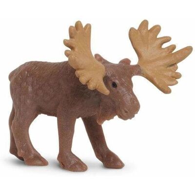 Safari Ltd Mini Figurina di alce portafortuna Safari Ltd Mini Figurina di alce portafortuna
