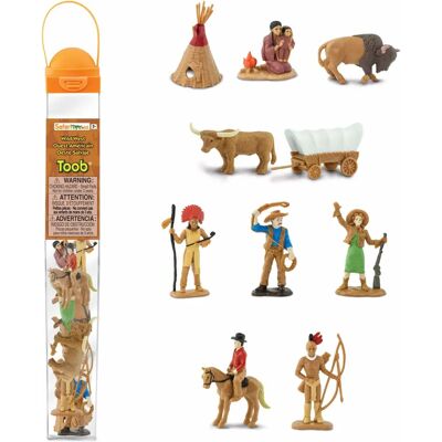 Safari Ltd Wild West Toob - Figures & Jeu Safari Ltd Wild West Toob - Figures & Jeu