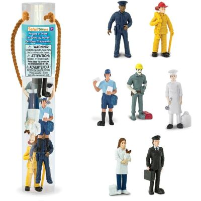 Safari Ltd People at Work TOOB - 7 Héros Figurines Safari Ltd People at Work TOOB - 7 Héros Figurines