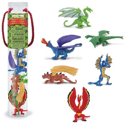 Safari Ltd Lair of the Dragons Collection 1 Designer TOOB - 6 Mini Dragons - Publicité Safari Ltd Lair of the Dragons Collection 1 Designer TOOB - 6 Mini Dragons - Publicité