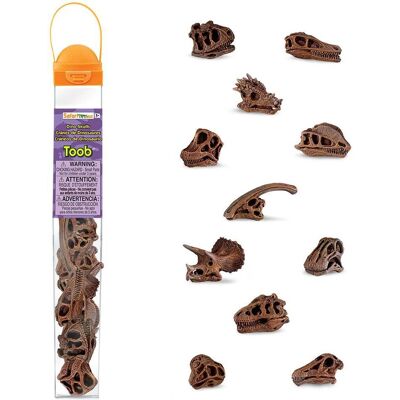 Safari Ltd Crânes de Dinosaure TOOB - 11 Mini Figurines - Educatif - Publicité Safari Ltd Crânes de Dinosaure TOOB - 11 Mini Figurines - Educatif - Publicité