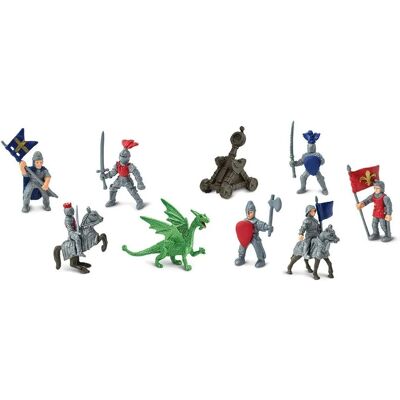 Safari Ltd. - Knights & Dragons - 8 Pezzi - Set di figure Safari Ltd. - Knights & Dragons - 8 Pezzi - Set di figure