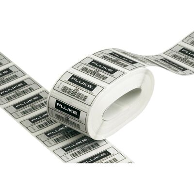 Autocollant Barcode Blanc Fluke APP4000 - Autocollant Barcode - Publicité Autocollant Barcode Blanc Fluke APP4000 - Autocollant Barcode - Publicité