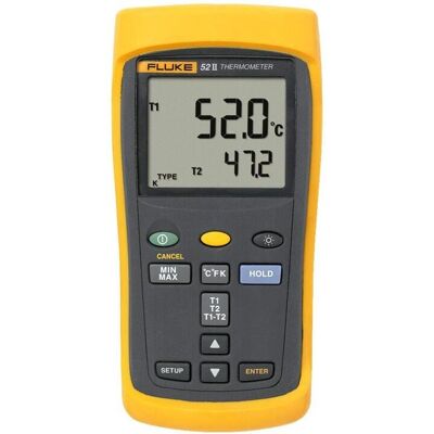 Fluke 52 II Temperatur - J,K,T,E - Digitalthermometer Fluke 52 II Temperatur - J,K,T,E - Digitalthermometer