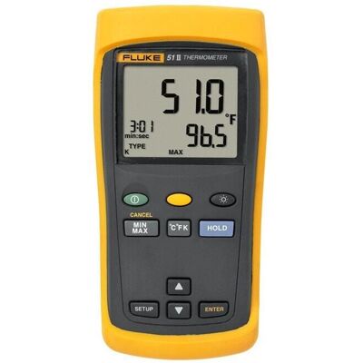 Fluke 51 II Thermometer -250 to +1372°C - J/K/T/E Fluke 51 II Thermometer -250 to +1372°C - J/K/T/E