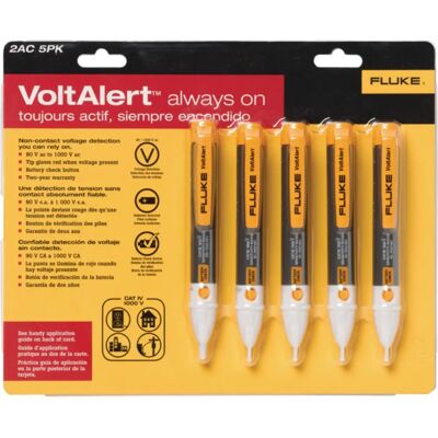 Spänningsprovare Fluke FLK2AC/200-1000V5 - CAT IV 1000 V - Bärbar Spänningsprovare Fluke FLK2AC/200-1000V5 - CAT IV 1000 V - Bärbar