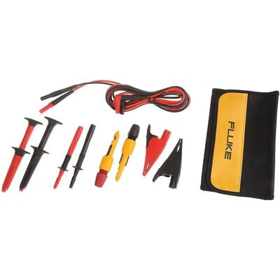 Fluke TLK281-1 Sikkerhetstestledningssett - Silikon, 1,5m, Svart & Rød Fluke TLK281-1 Sikkerhetstestledningssett - Silikon, 1,5m, Svart & Rød