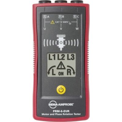 Tester di rotazione di fase BEHA-Amprobe PRM-6-EUR - LCD, 3 fasi, 700V Tester di rotazione di fase BEHA-Amprobe PRM-6-EUR - LCD, 3 fasi, 700V