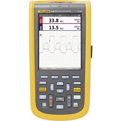 Fluke 123B/EU Handheld Oscilloscope - 20 MHz, 2-Channel Fluke 123B/EU Handheld Oscilloscope - 20 MHz, 2-Channel