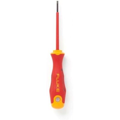Fluke ISLS3 - Insulated Slotted Screwdriver - 2.5 mm x 75 mm - Screwdriver Fluke ISLS3 - Insulated Slotted Screwdriver - 2.5 mm x 75 mm - Screwdriver