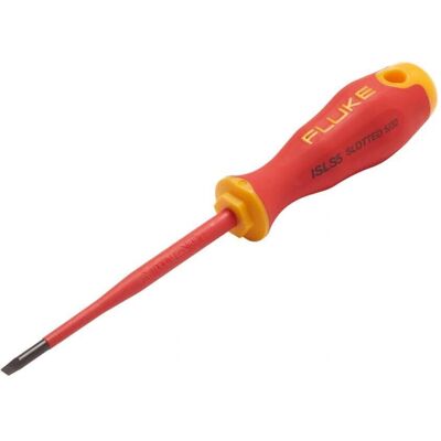 Fluke - ISLS5 - 4mm hoja - 100mm longitud -destornillador Fluke - ISLS5 - 4mm hoja - 100mm longitud -destornillador