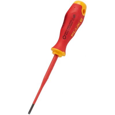 Destornillador de Punta Cuadrada Aislado Fluke - 100mm - 1000V Destornillador de Punta Cuadrada Aislado Fluke - 100mm - 1000V
