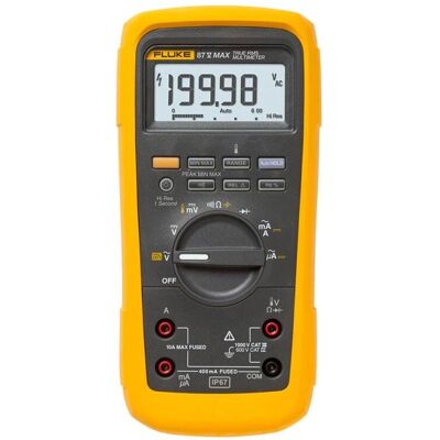 Multimètre Fluke 87V MAX/E2 - Sécurité Industrielle CAT IV 600V - Publicité Multimètre Fluke 87V MAX/E2 - Sécurité Industrielle CAT IV 600V - Publicité