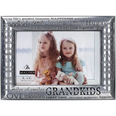 Malden International Designs Cadre en Zinc Argenté 4x6 - Cadre Photo Malden International Designs Cadre en Zinc Argenté 4x6 - Cadre Photo