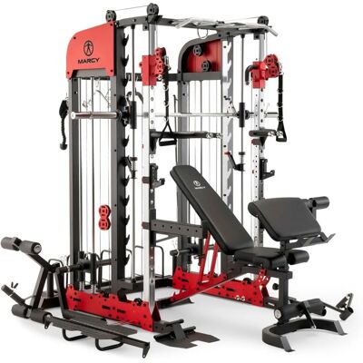 Marcy SM-7553 - Equipo de Gimnasio en Casa - Máquina Smith y Power Rack Marcy SM-7553 - Equipo de Gimnasio en Casa - Máquina Smith y Power Rack