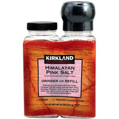 Kirkland Signature - Himalayan Pink Salt - Adjustable Grinder - 737 g - Salt Kirkland Signature - Himalayan Pink Salt - Adjustable Grinder - 737 g - Salt