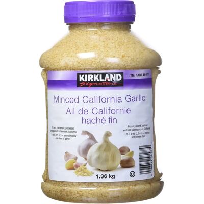 Kirkland Signature - Minced California Garlic - 48 Ounce - Garlic Kirkland Signature - Minced California Garlic - 48 Ounce - Garlic