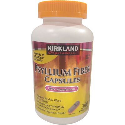 Kirkland Signature - Psyllium Husk Fiber - 360 Capsules Kirkland Signature - Psyllium Husk Fiber - 360 Capsules