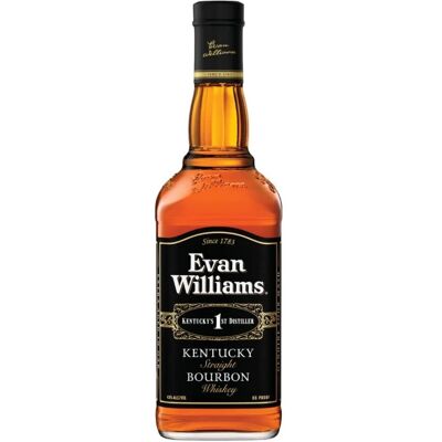 Evan Williams Black Label 0,7l 43% - Publicité Evan Williams Black Label 0,7l 43% - Publicité